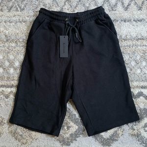 NWT Killion Black Terry Shorts M